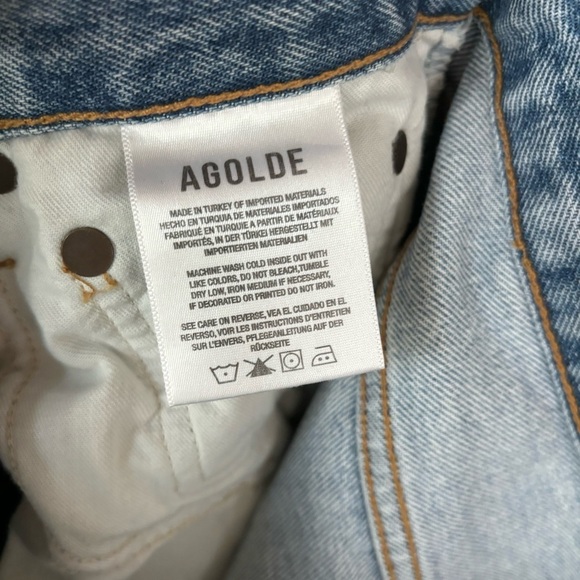 Agolde Riley High Rise Jeans Size 28 - Picture 8 of 10